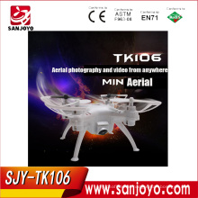 TK106 2MP Camera 2.4GHz 4CH 6-axis Gyro Headless Mode RC Quadcopter Drone With LED Night Lights SJY-TK106